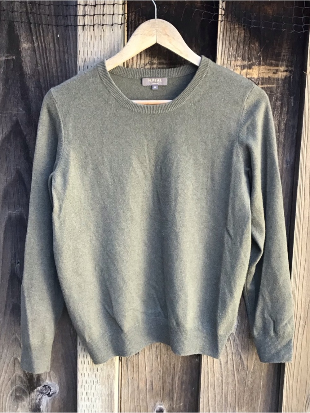 Men’s Crewneck Sweater — Olive Green